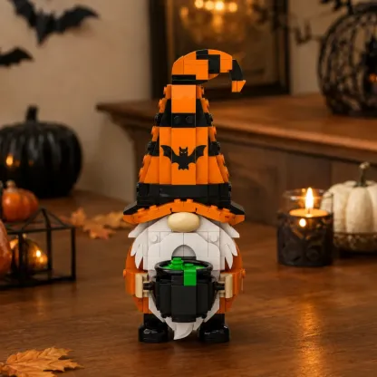 Spooky Gnome Trio Halloween Building Block Set