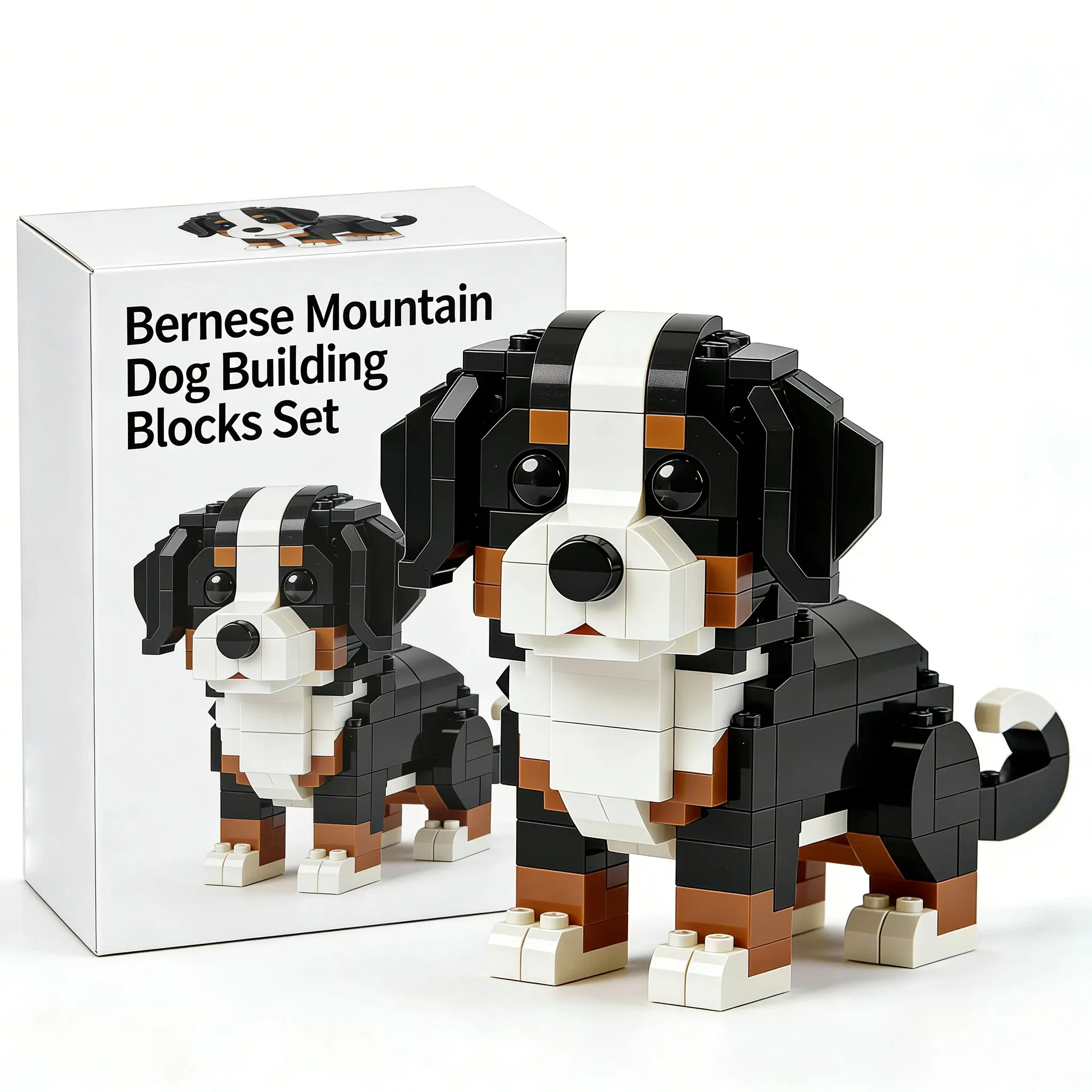 Brick Dogs—Bernese Mountain Dog  Brick Set