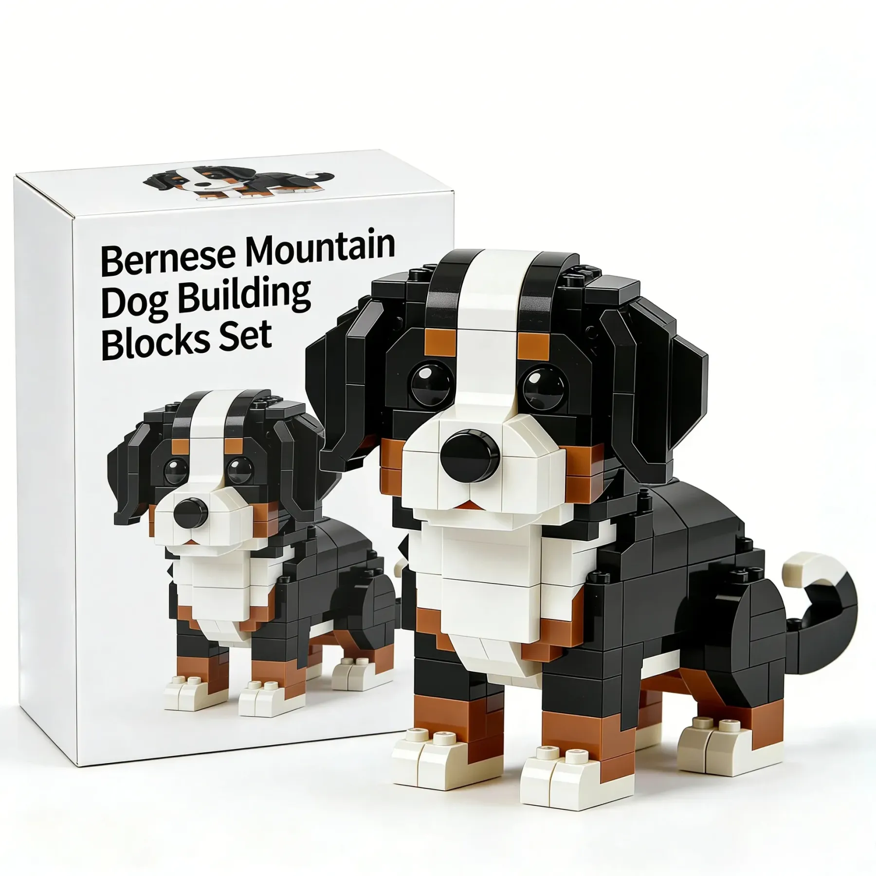 Brick Dogs—Bernese Mountain Dog  Brick Set
