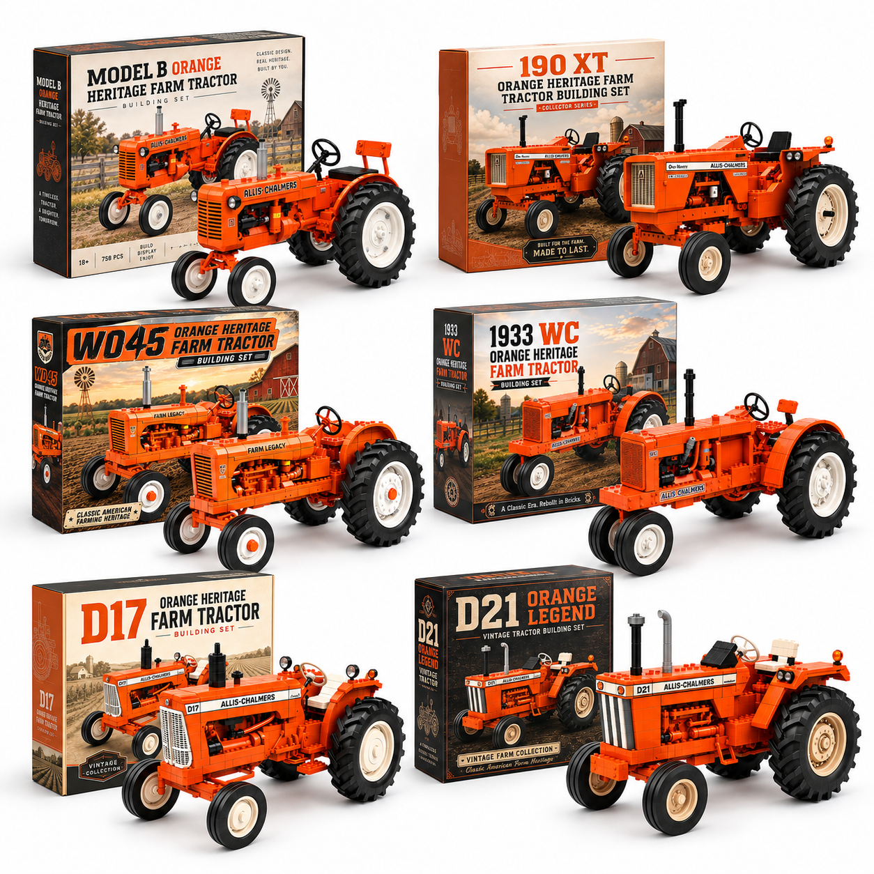 Orange Heritage Tractor Collection