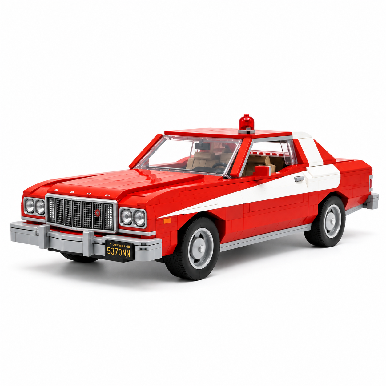 1975 Red Stripe Gran Torino Heritage Building Set