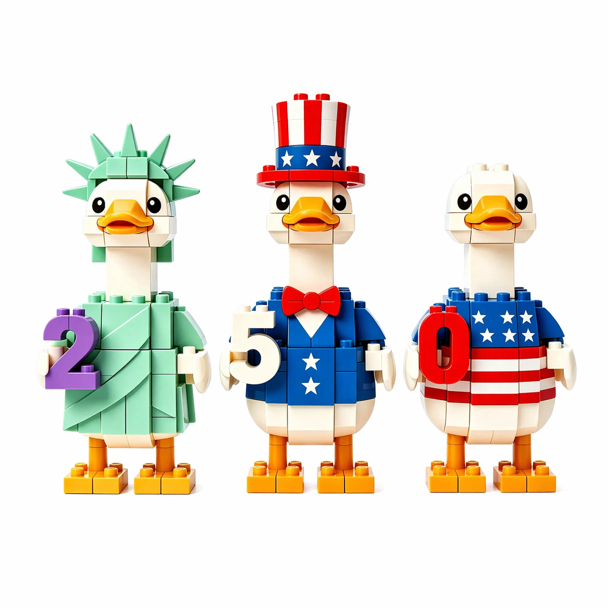Patriotic Goose Brick Collector Set – 250th Anniversary Limited Edition🪿