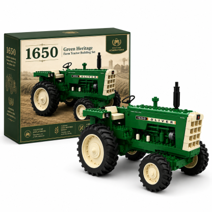 1650 Green Heritage Farm Tractor Building Set