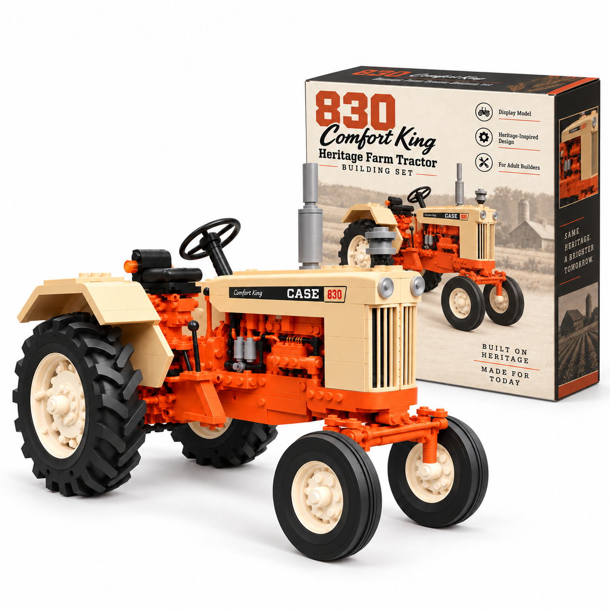 830 Comfort King Heritage Farm Tractor Building Set