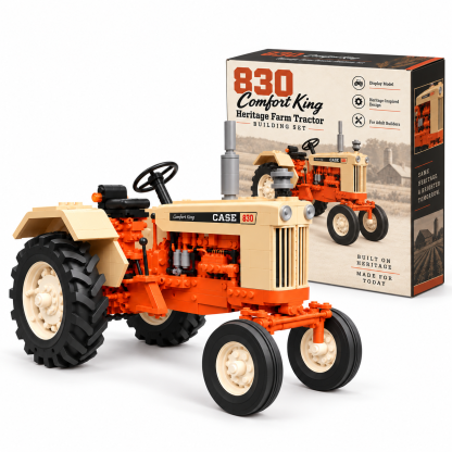 830 Comfort King Heritage Farm Tractor Building Set
