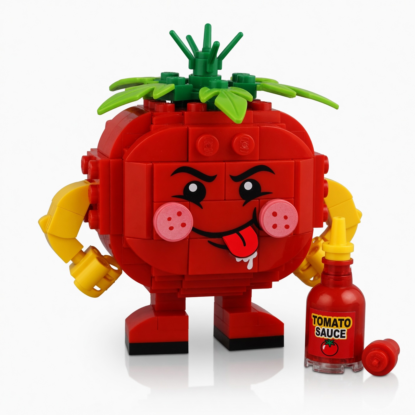 Veggie Squad Building Block Collection – Funny Food Character Series 🍅🥦🍆🥔