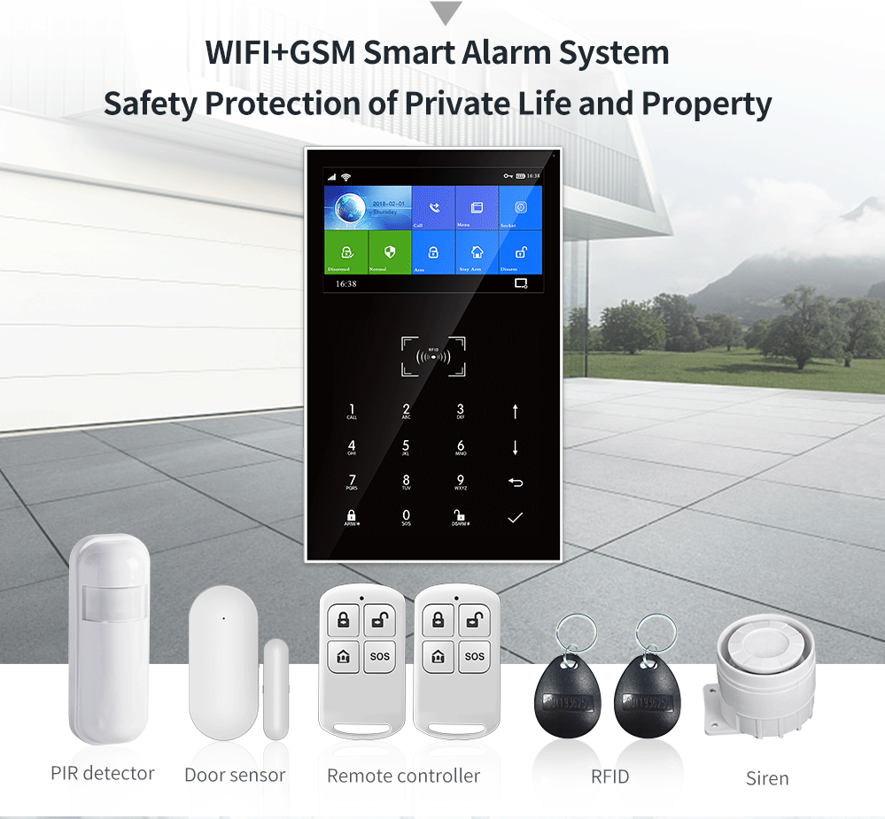 PGST GSM 4G Wifi Alarm System Host