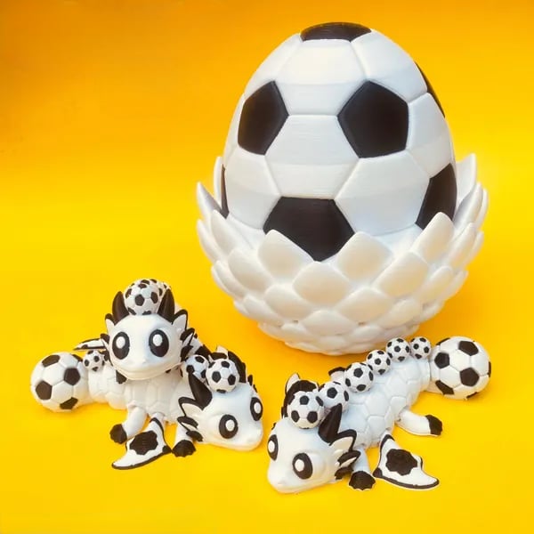 ⚾ Flexi Baseball Dragon & Egg: Winged Dragon Fidget Toy