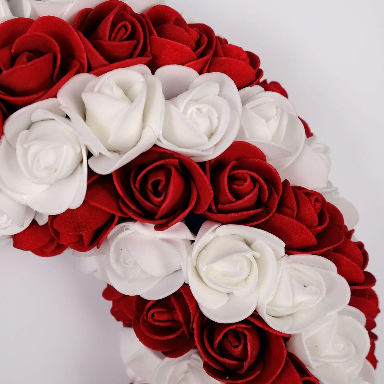 🔥ON SALE - 45% OFF🔥Handmade Patriotic Roses Wreath, 4th of July Soft Touch Roses Wreath