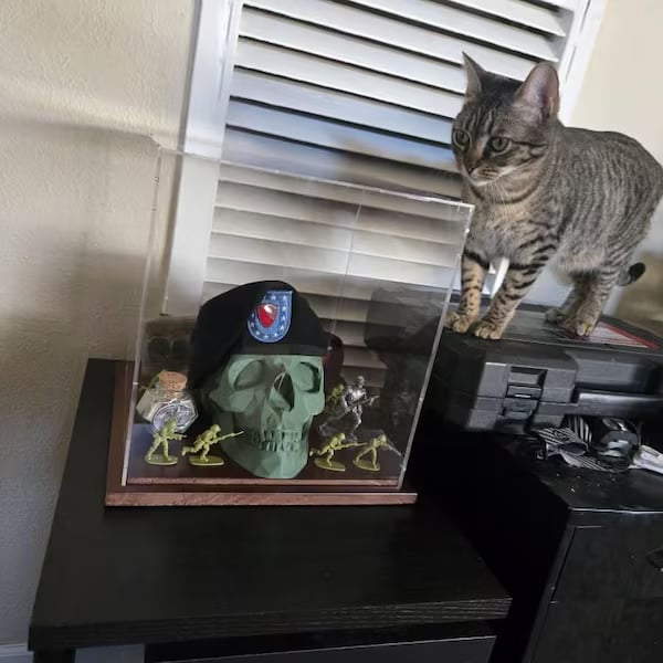 š„Last Day 49% OFF - Military Beret Display Skull Veteran GiftšBuy 2 Free Shipping