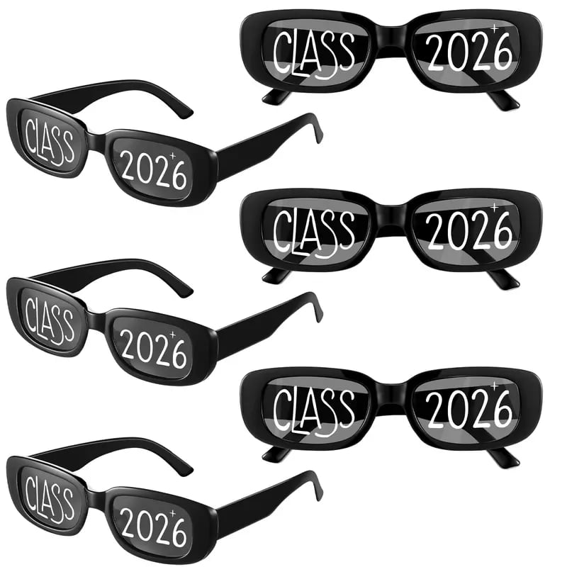 🔥Last Day 49% OFF- 🎓🕶️Class of 2026 Graduation Glasses Fun Grad Party Sunglasses for 2026 Graduation Party Favors
