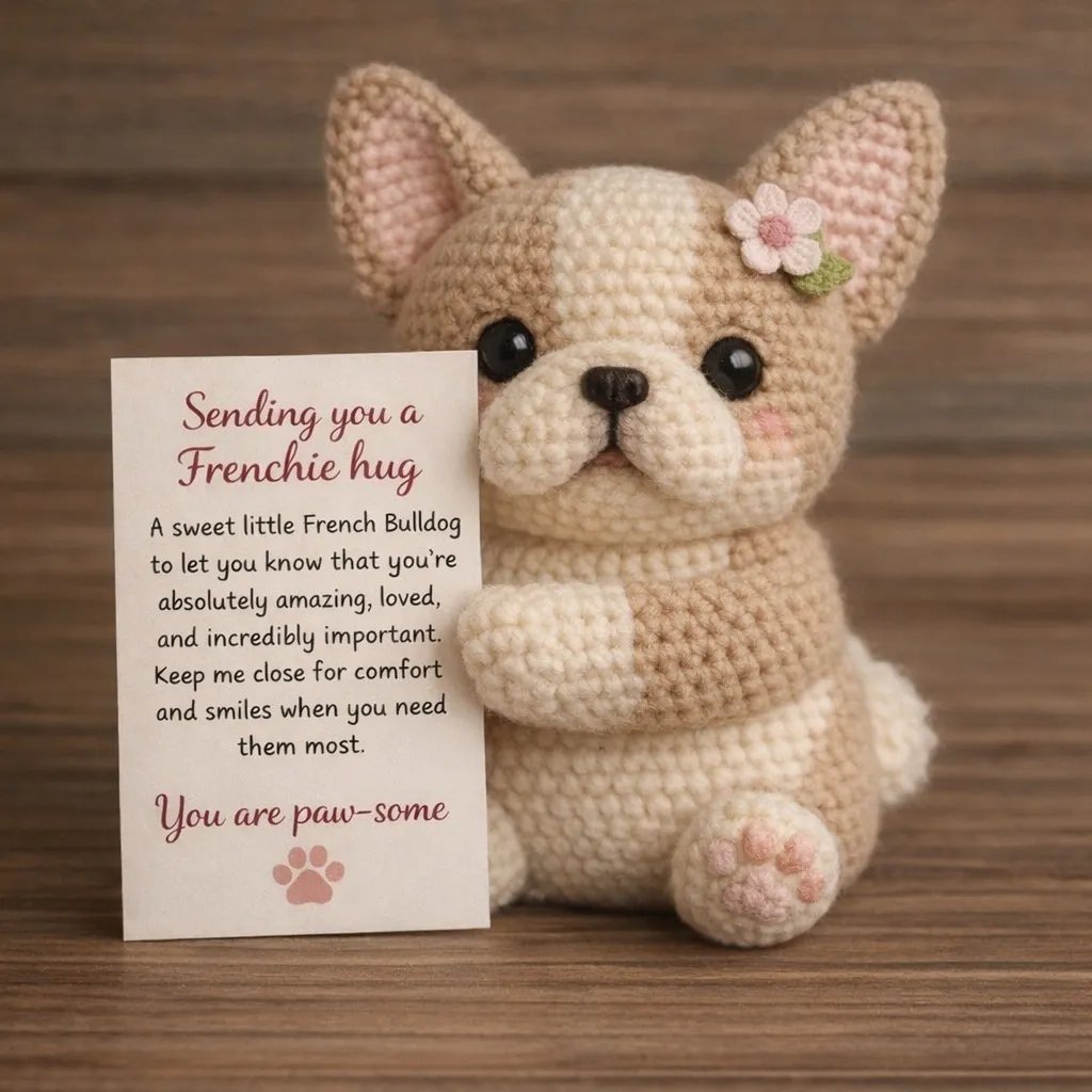 🐾Handmade Crochet Dog Emotional Companion