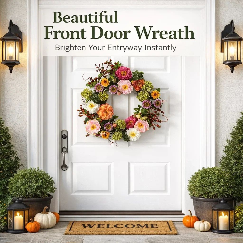 🌸 Mixed Peony Floral Wreath 🔥