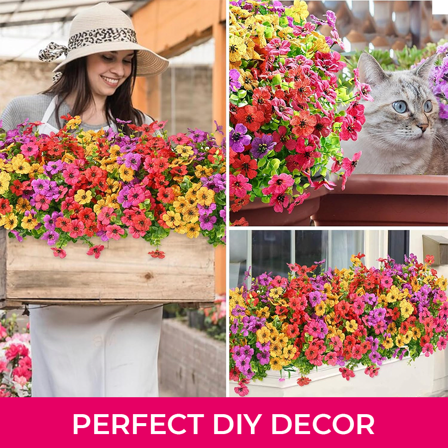 🌸Last Day 70% OFF - UV Resistant Colorful Artificial Flower