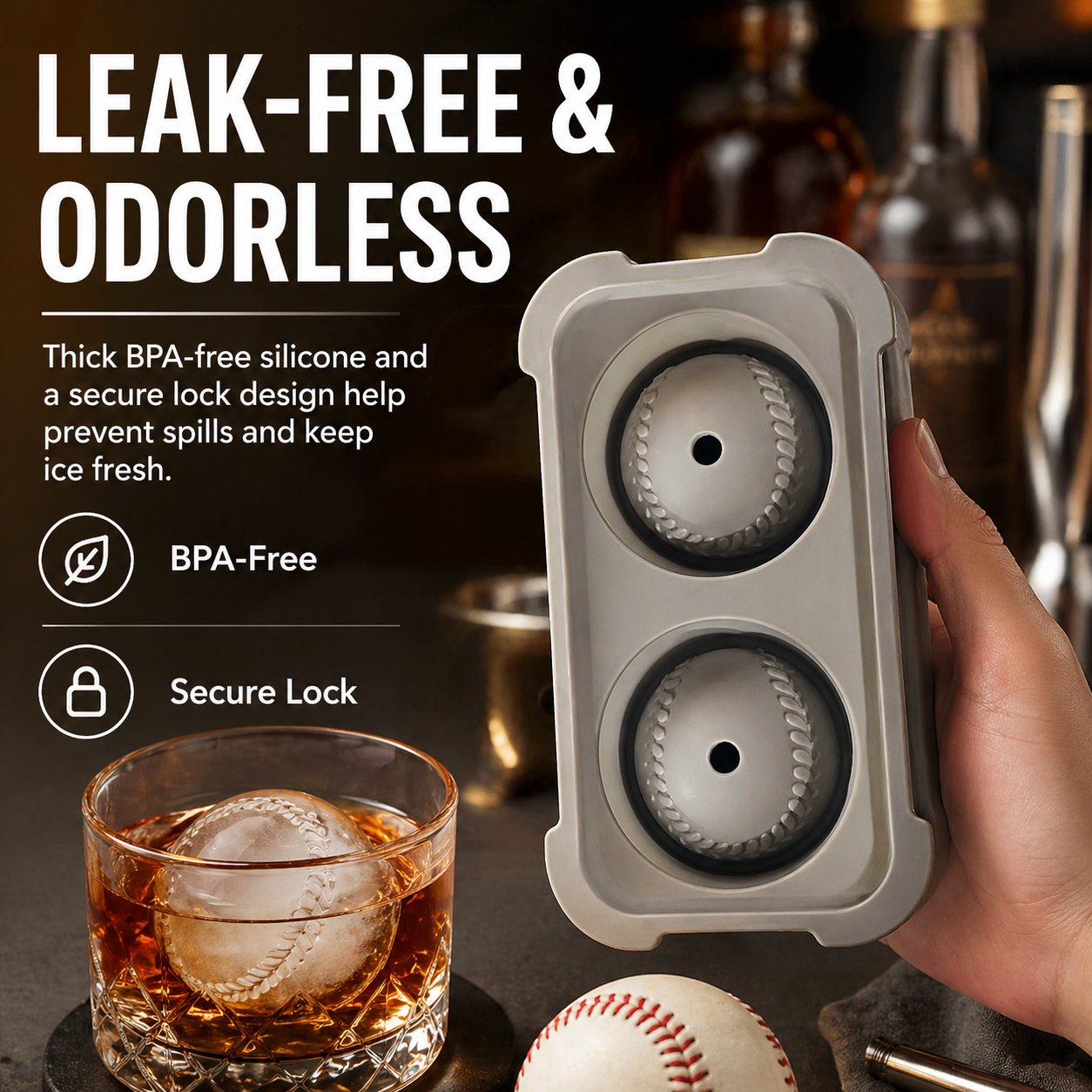🔥LAST DAY 49% OFF - Baseball Ice Mold