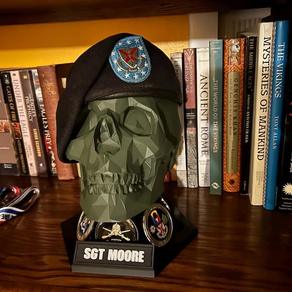 š„Last Day 49% OFF - Military Beret Display Skull Veteran GiftšBuy 2 Free Shipping