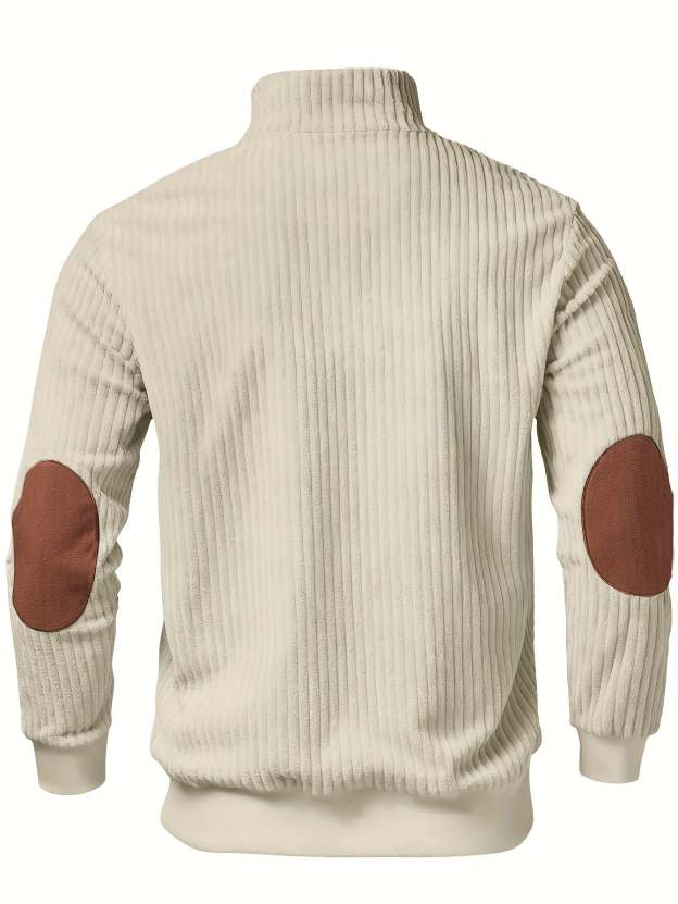 2025 Men's Best-Selling Casual Knit Half-Zip Sweater