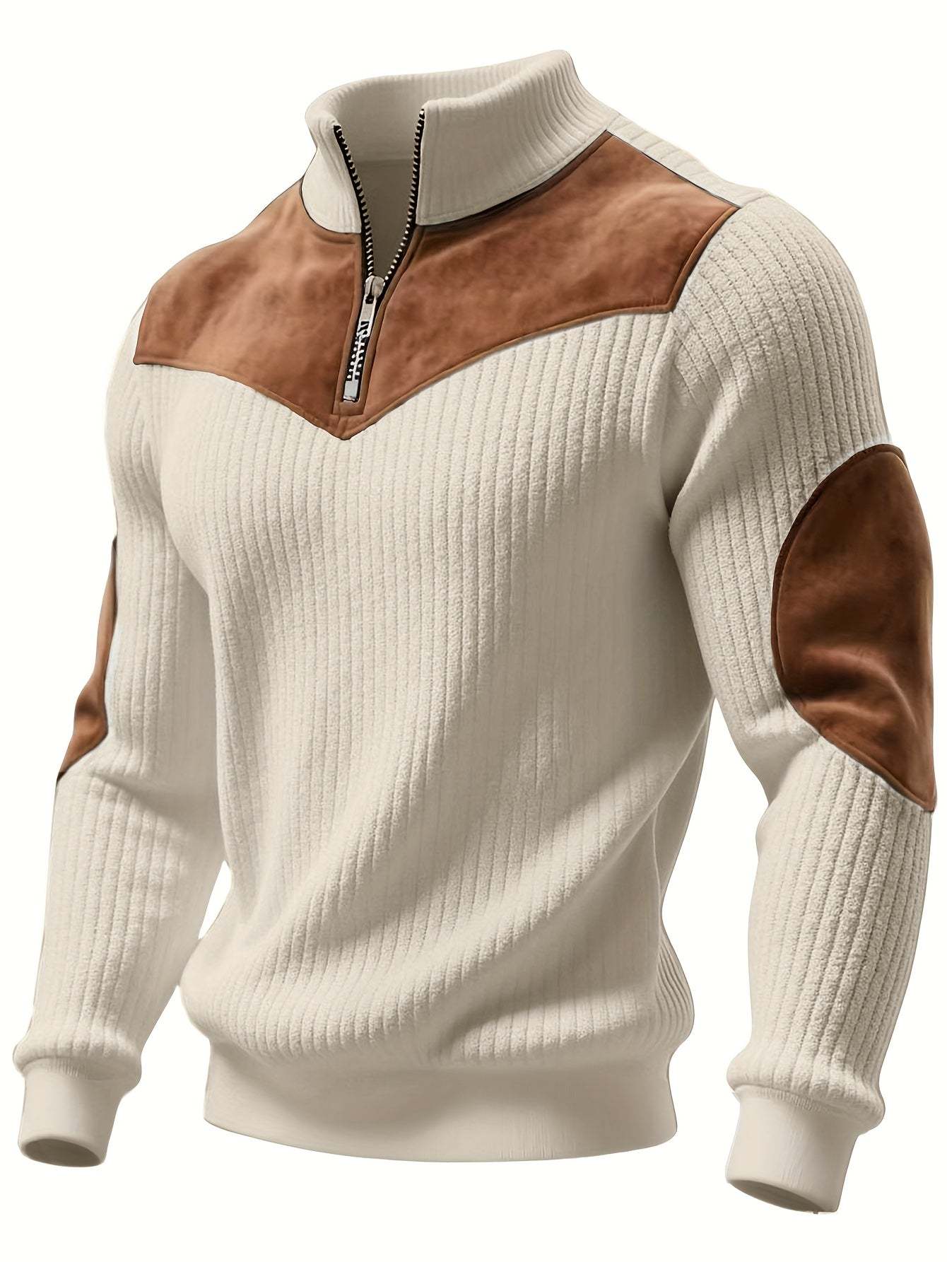 2025 Men's Best-Selling Casual Knit Half-Zip Sweater