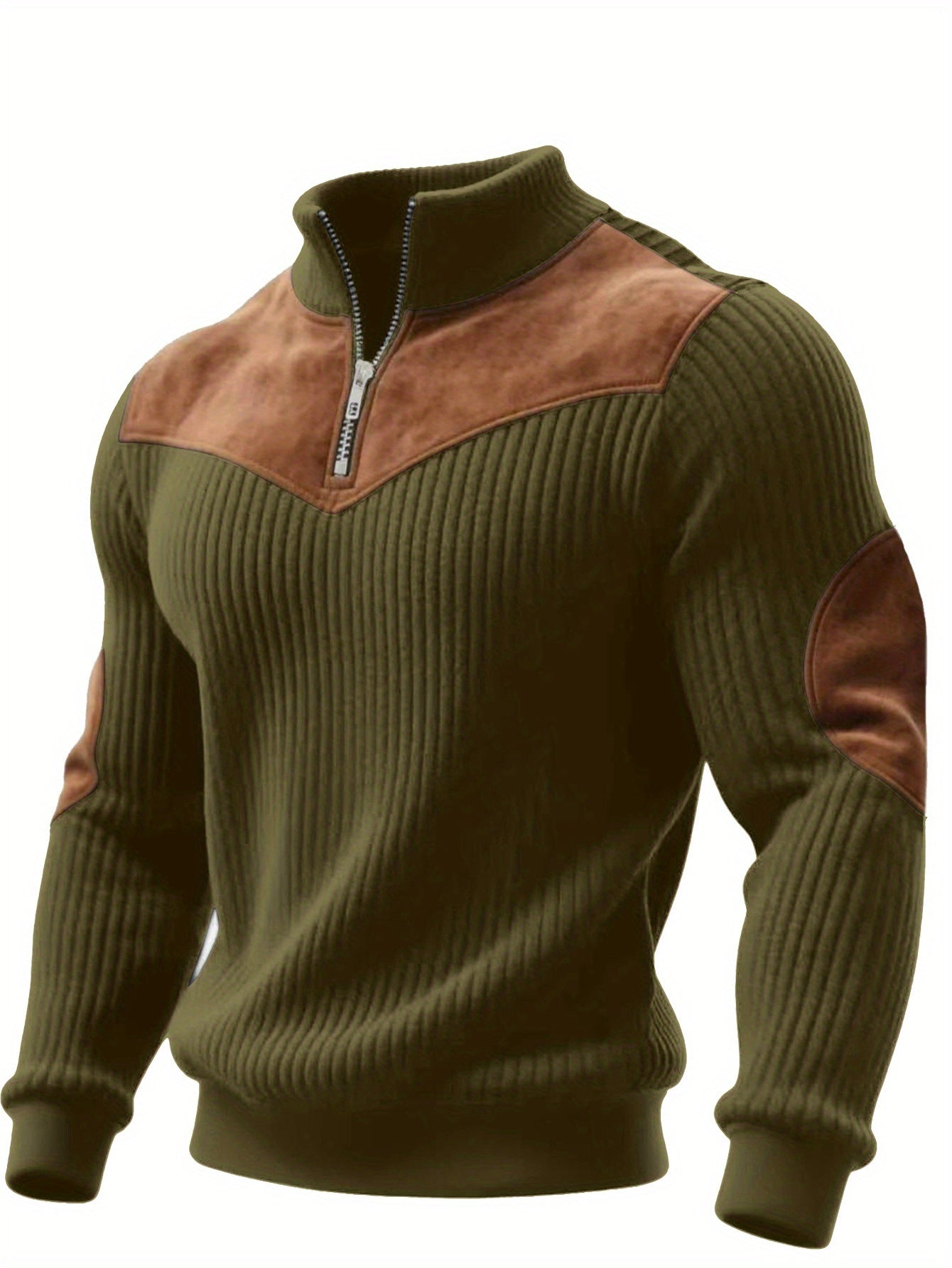2025 Men's Best-Selling Casual Knit Half-Zip Sweater