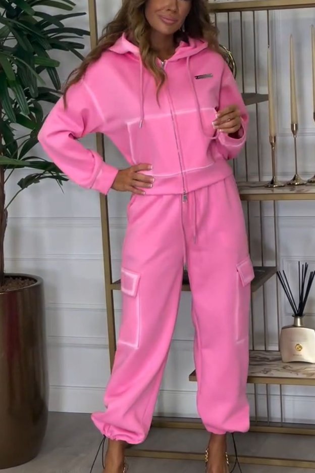 Women's Casual Sweatshirt Two Piece Set