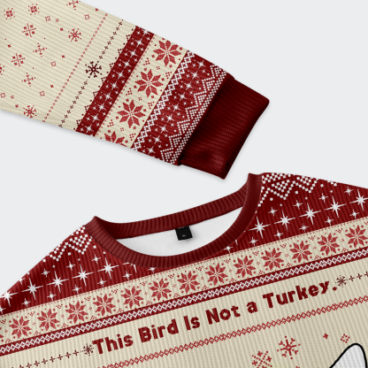 Tokyo-Tiger Santa Goose on a Rampage Christmas Ugly Sweatshirt