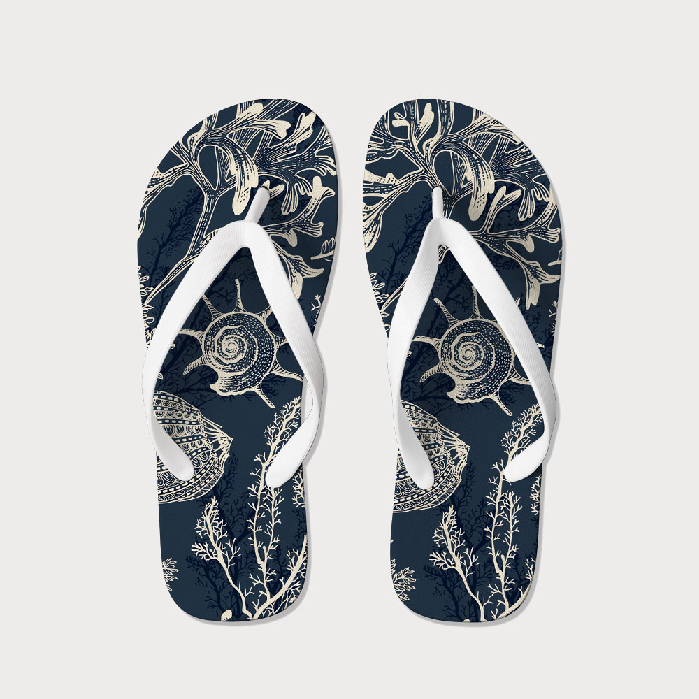 Tokyo-Tiger Marine Mystery Flip Flops