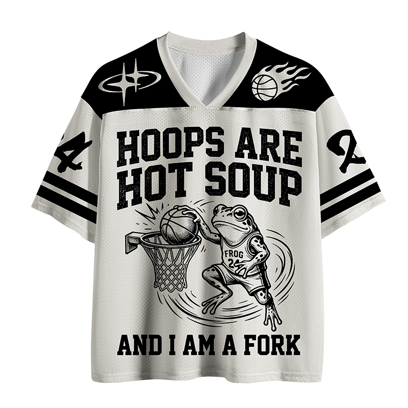 Tokyo-Tiger Hoops Are Hot Soup Mesh Jersey