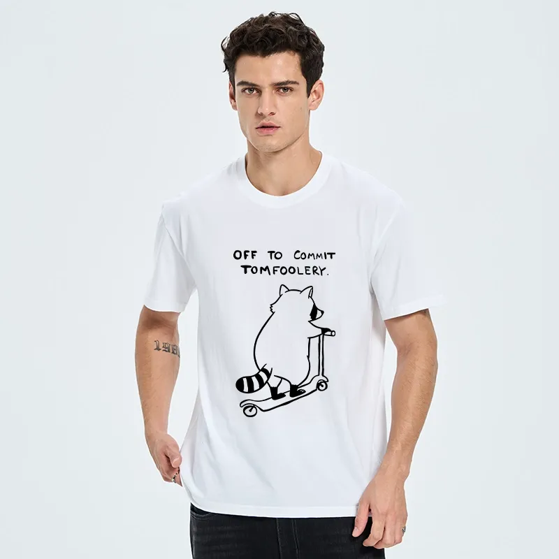 Tokyo-Tiger Scooter Raccoon Funny Meme Classic T-Shirt