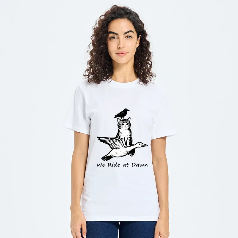 Tokyo-Tiger Funny We Ride At Dawn Classic T-Shirt