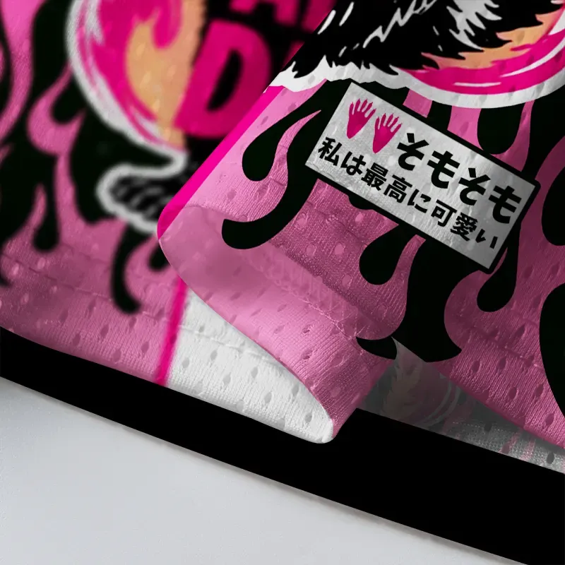 Tokyo-Tiger Roaring Raccoon Mesh Jersey