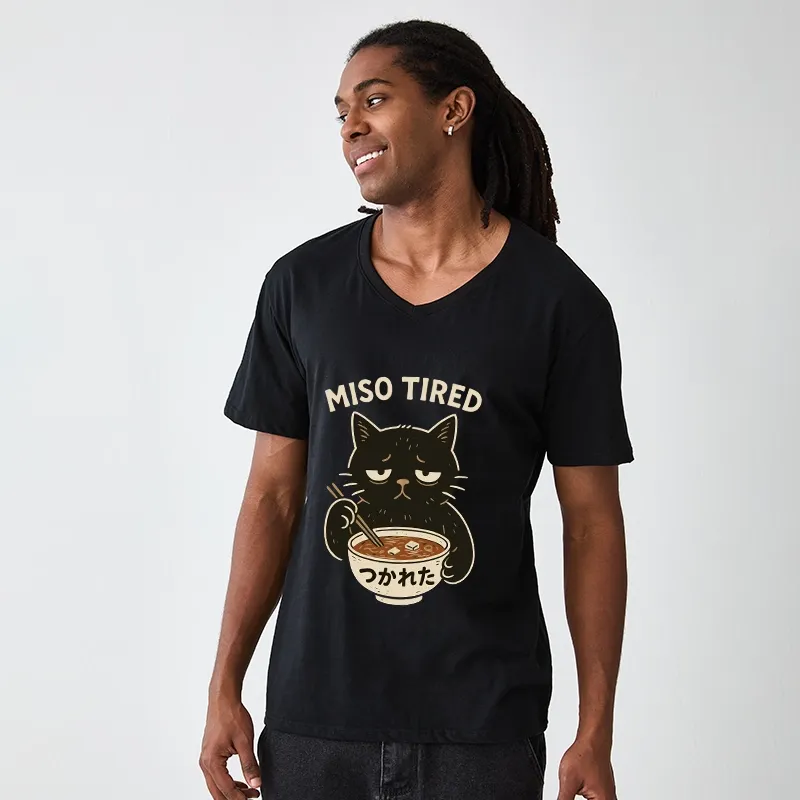 Tokyo-Tiger I’m So Tired V-Neck Classic T-Shirt
