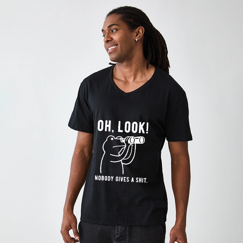 Tokyo-Tiger Frog of Indifference V-Neck Classic T-Shirt