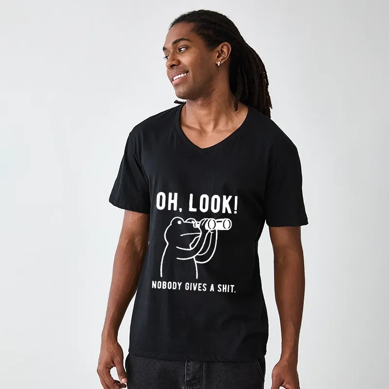 Tokyo-Tiger Frog of Indifference V-Neck Classic T-Shirt