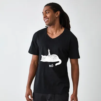 Tokyo-Tiger Cat Refused V-Neck Classic T-Shirt