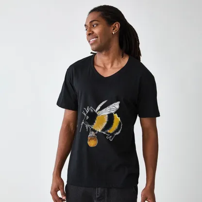 Tokyo-Tiger Catbee Funny V-Neck Classic T-Shirt