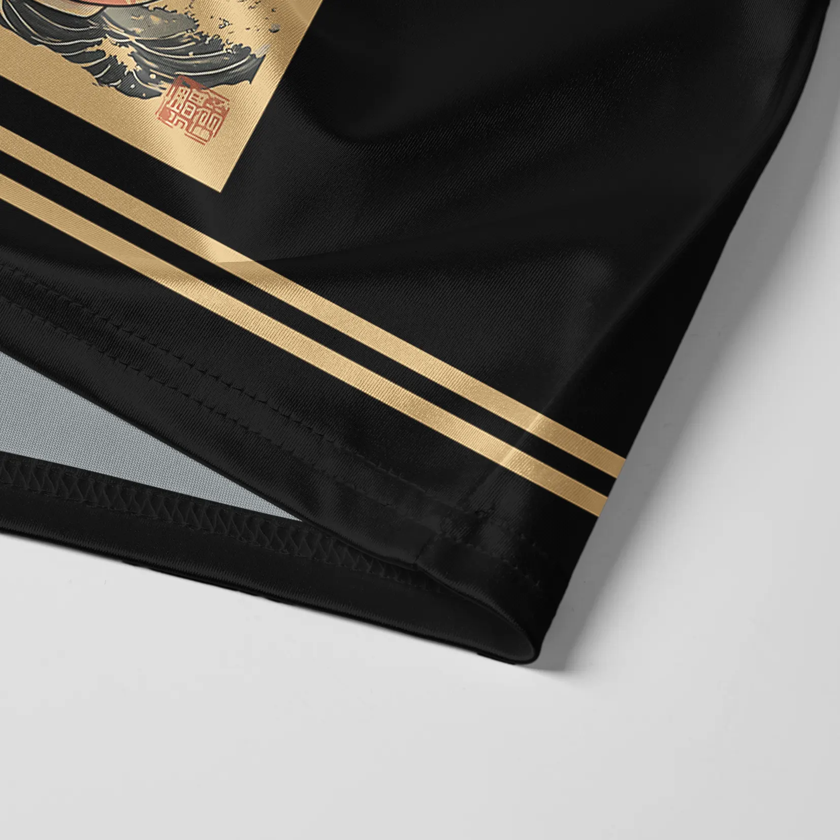 Tokyo-Tiger Moo Deng Eat Ramen Glossy Oversized Jersey