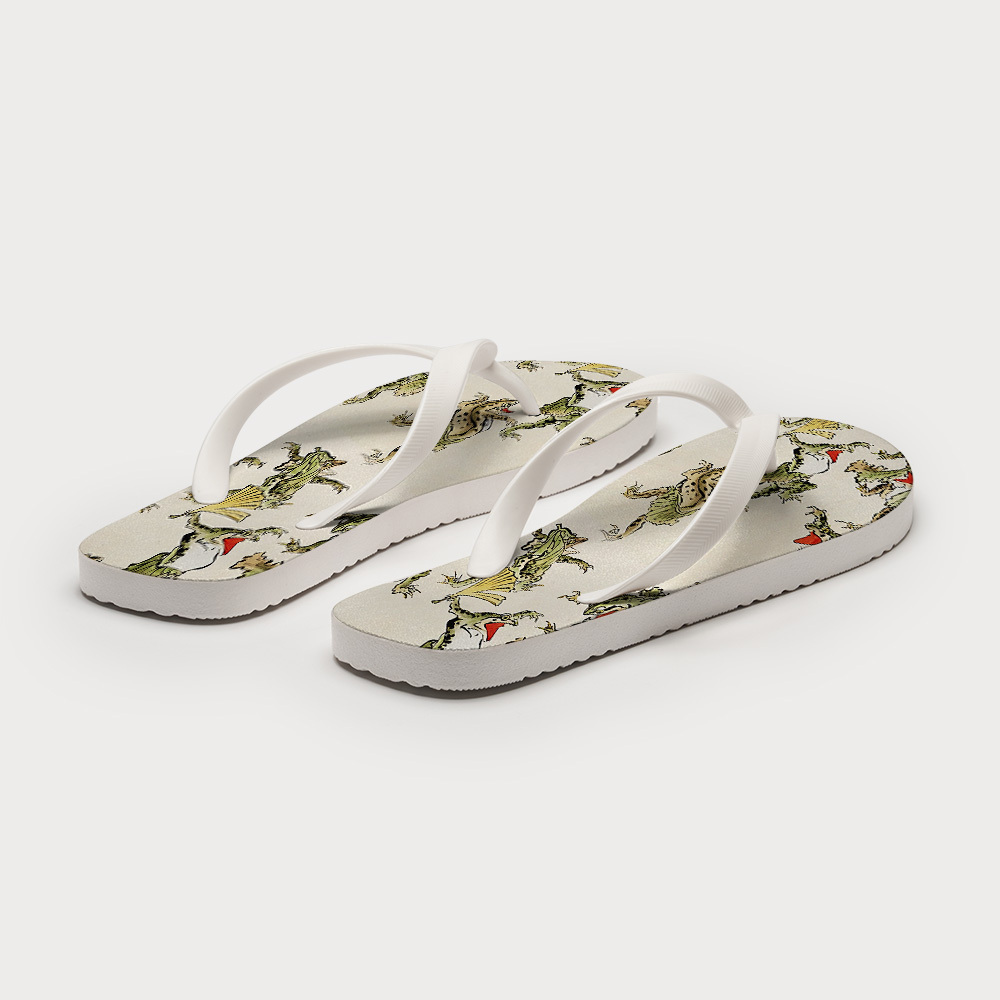 Tokyo-Tiger Frog Dance Flip Flops