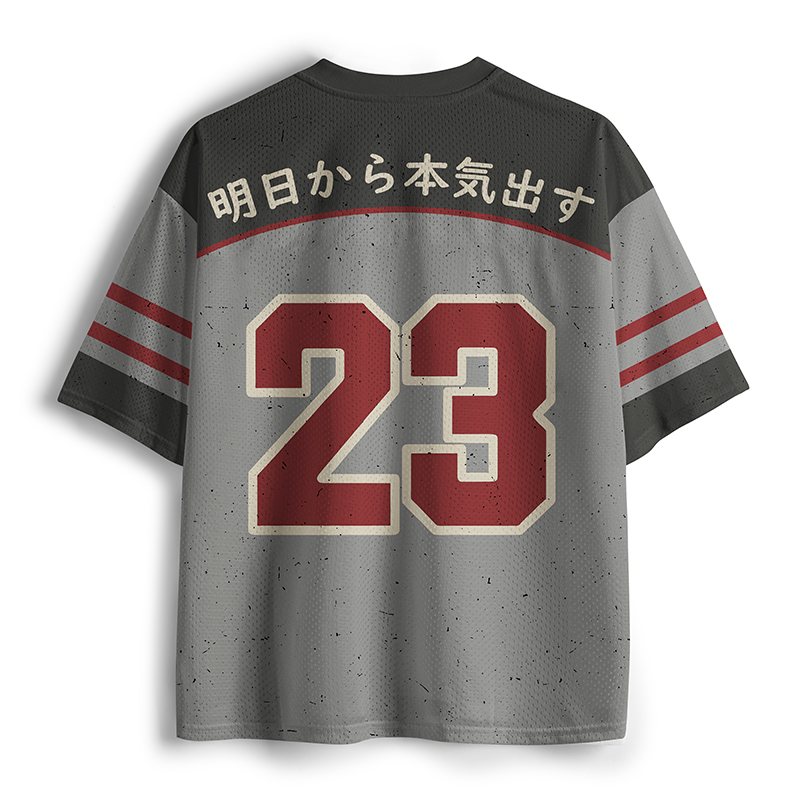 Tokyo-Tiger I'll Start Getting Serious Tomorrow One Mesh Jersey
