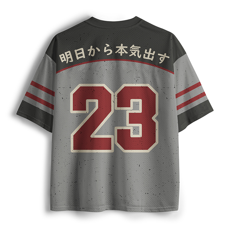 Tokyo-Tiger I'll Start Getting Serious Tomorrow One Mesh Jersey