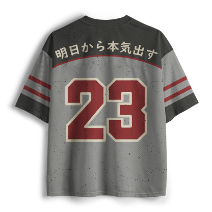 Tokyo-Tiger I'll Start Getting Serious Tomorrow One Mesh Jersey