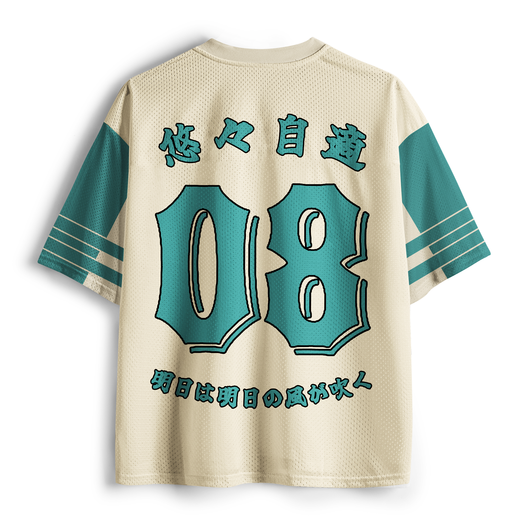 Tokyo-Tiger Zen Cat & Golden Koi Mesh Jersey