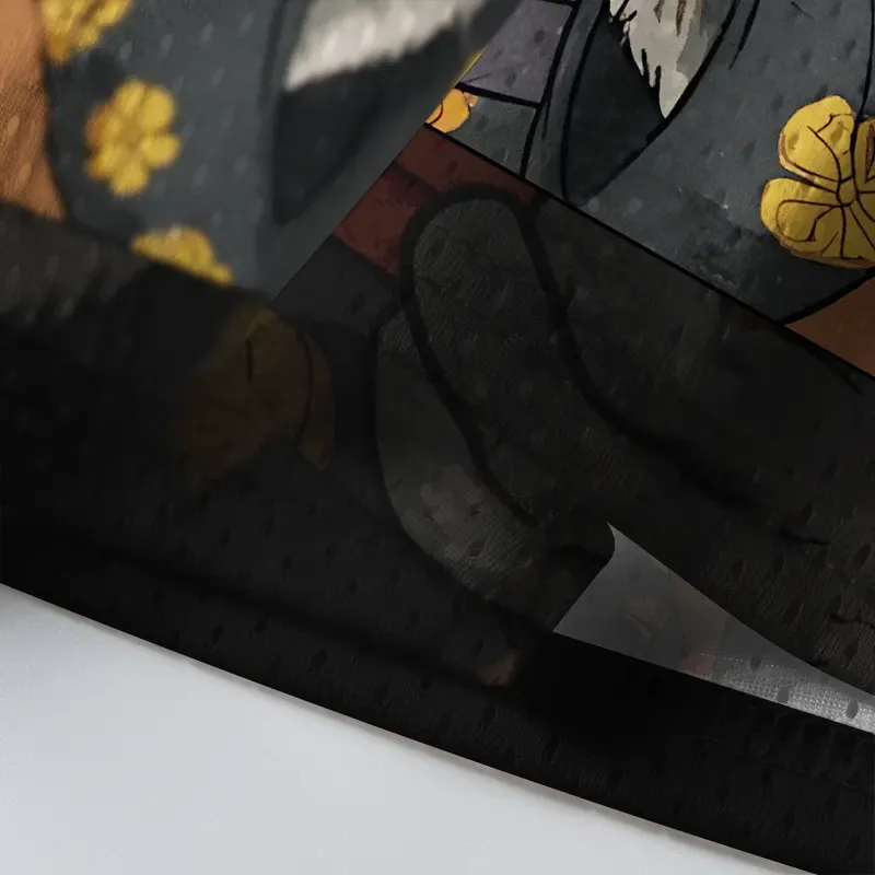 Tokyo-Tiger Schnauzer Eating Ramen Mesh Jersey