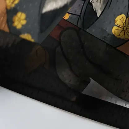 Tokyo-Tiger Schnauzer Eating Ramen Mesh Jersey