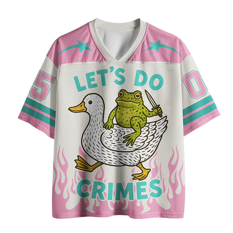 Tokyo-Tiger Let's Do Crimes Pink Version No.05 Mesh Jersey