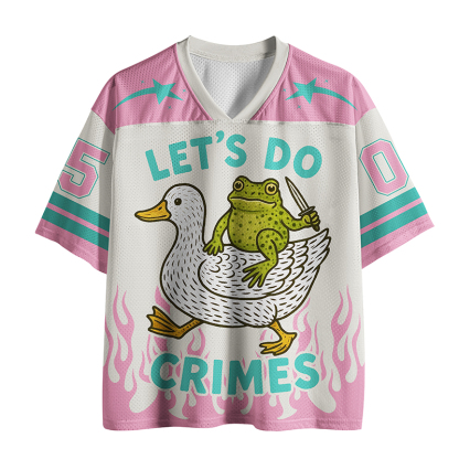 Tokyo-Tiger Let's Do Crimes Pink Version No.05 Mesh Jersey