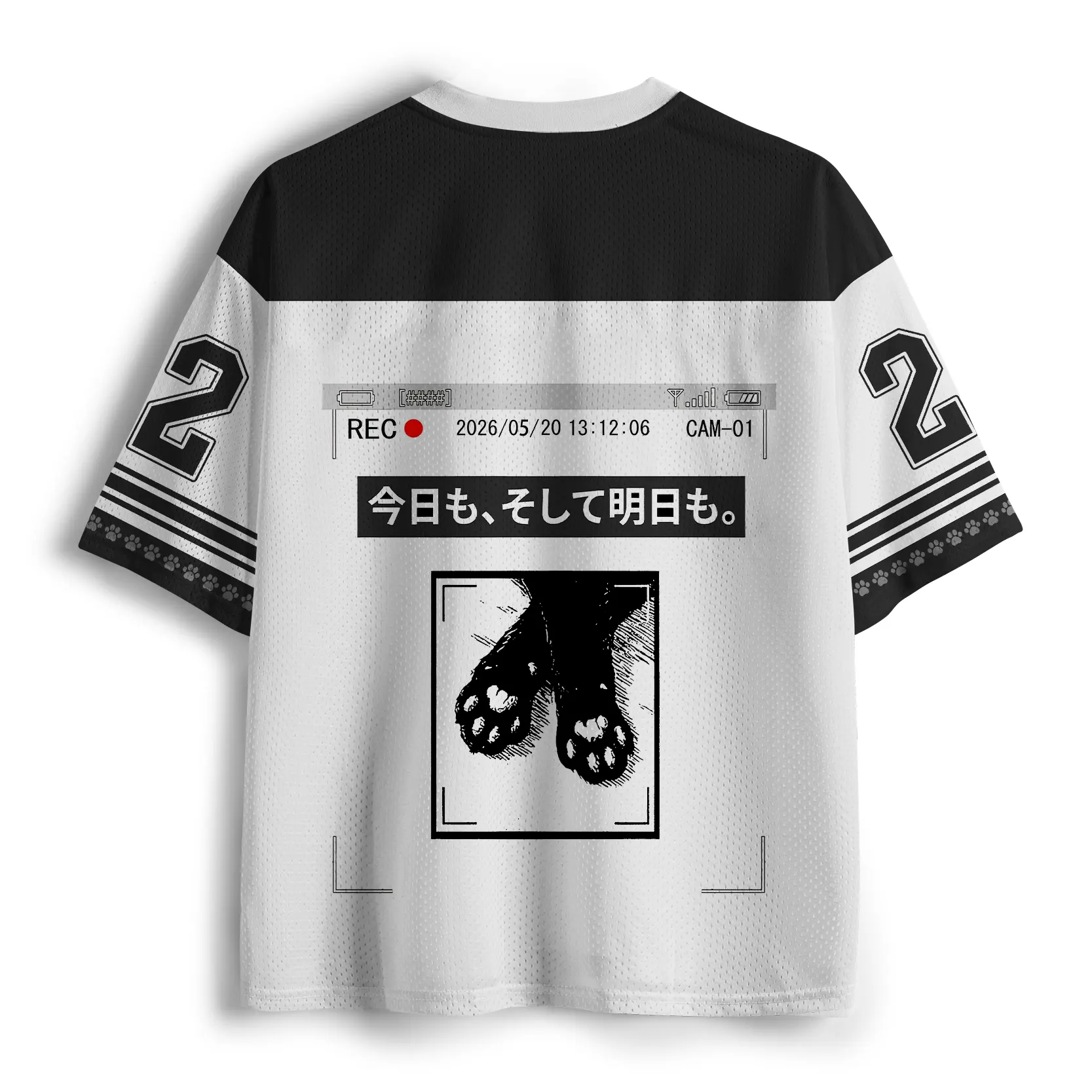 Tokyo-Tiger Two Cats Watching You Today Too Mesh Jersey