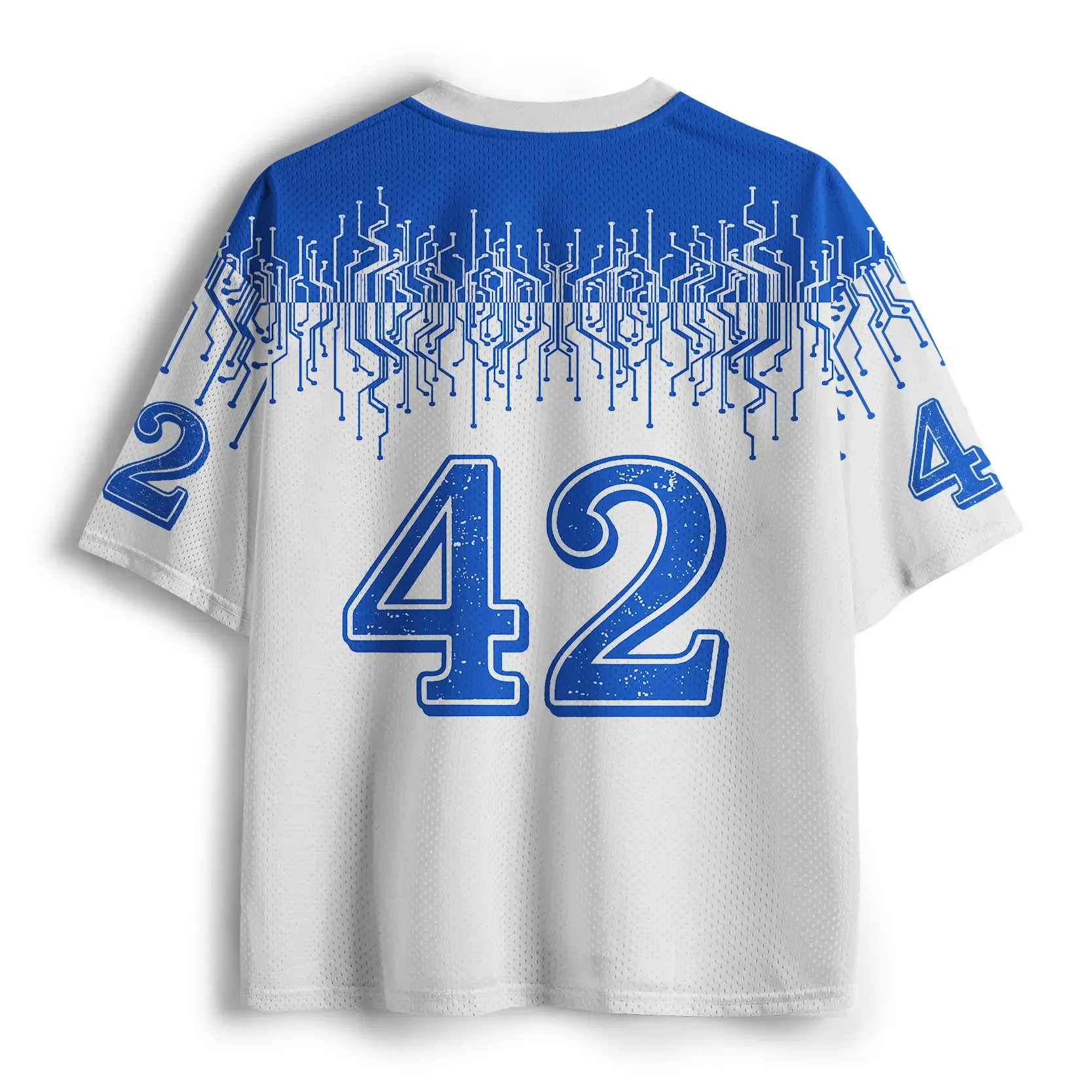 Tokyo-Tiger Smoking Duck Funny Mesh Jersey