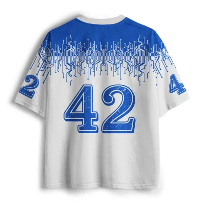 Tokyo-Tiger Smoking Duck Funny Mesh Jersey