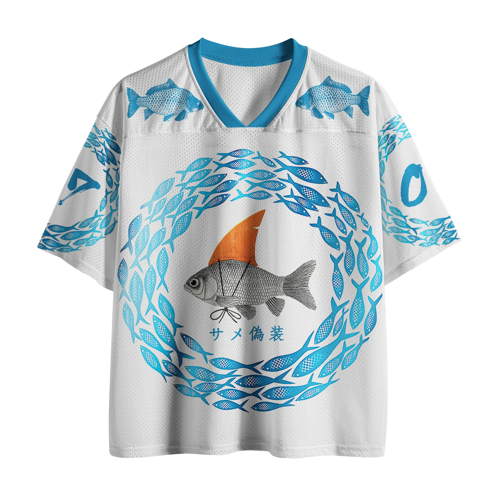 Tokyo-Tiger Fish Disguise Mesh Jersey