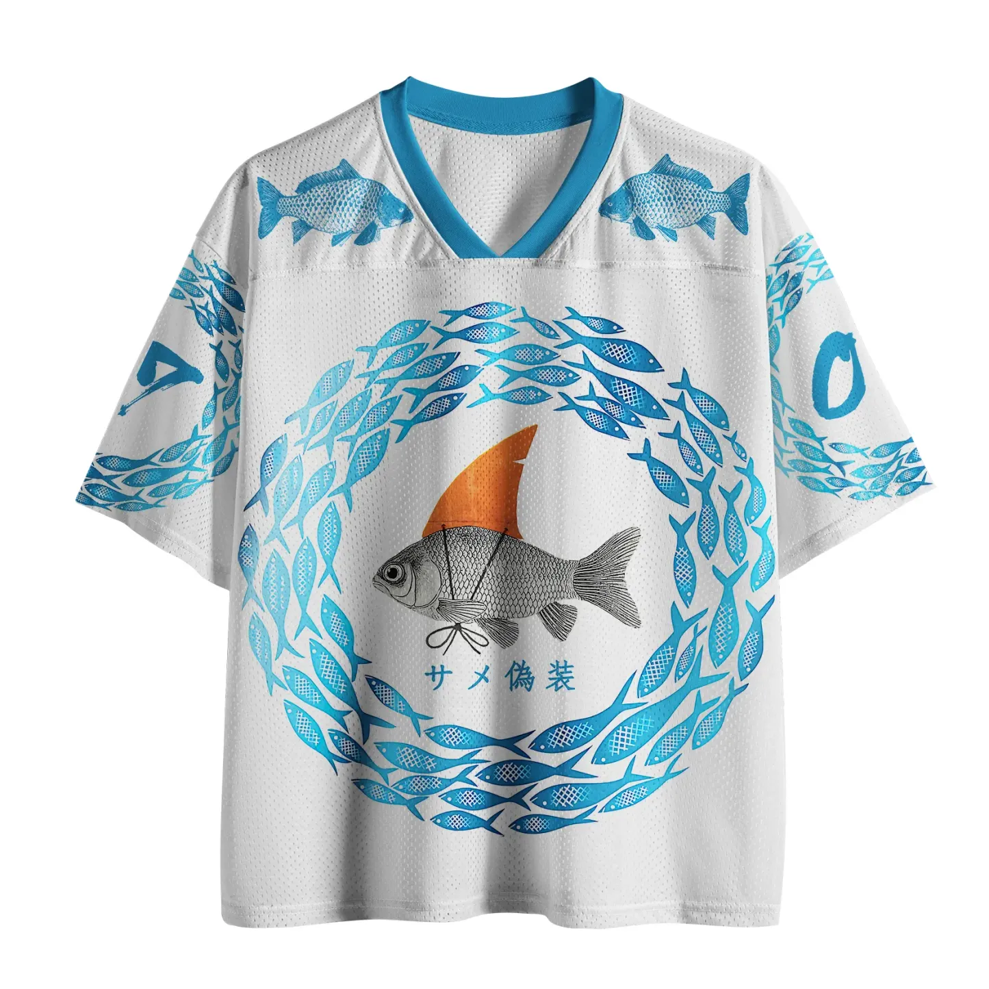 Tokyo-Tiger Fish Disguise Mesh Jersey